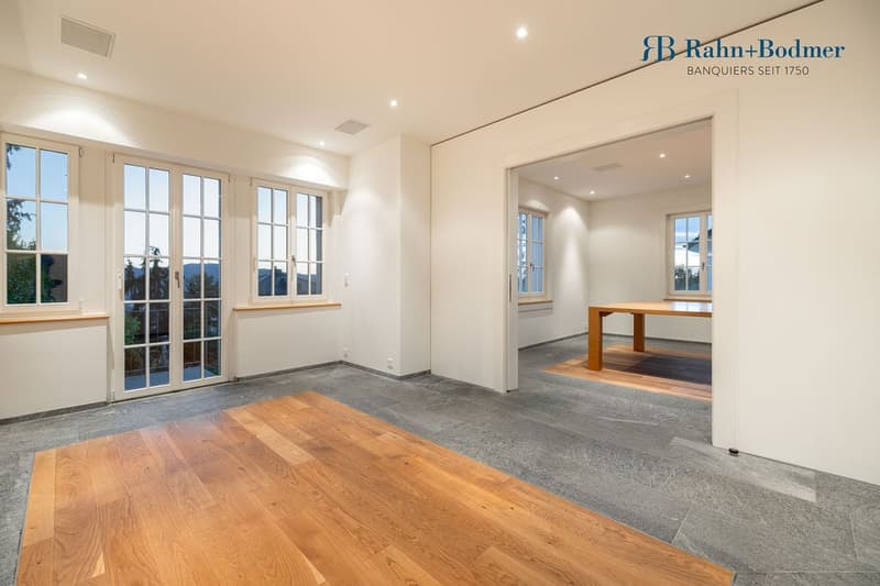 Esclusiva casa unifamiliare sul Zürichberg con privacy, vista panoramica e dependance separata. (6)