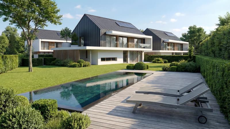 CHANTIER OUVERT – Villas d'exception à Trélex | Encore 5  Villas disponibles – Dès 2'550'000 CHF (3)