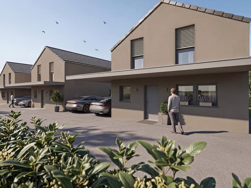Nouveau projet de 3 villas contemporaines dans un quartier résidentiel recherché (2)