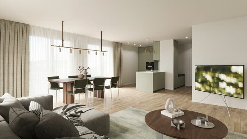 4.5-Zimmer Gartenwohnung mit traumhaftem Sitzplatz im Grünen (3)