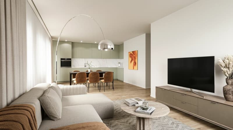 Moderne 2.5-Zimmer-Neubauwohnung im Grünen (2)