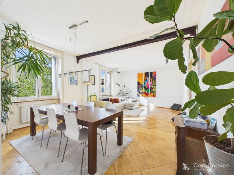 Altbau-Charme und Wohnqualität im ruhigen und familienfreundlichen Iselin-Quartier (3)