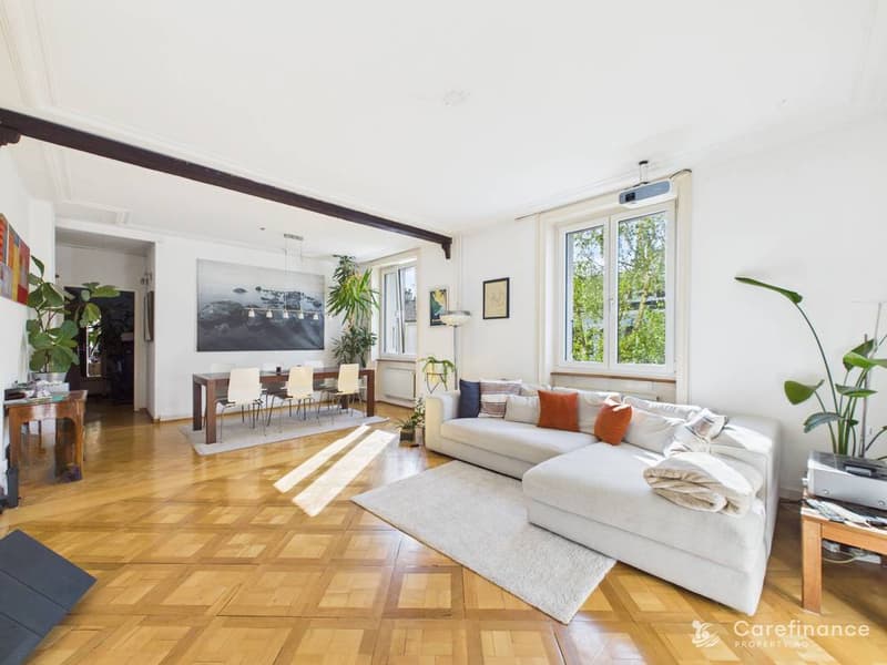 Altbau-Charme und Wohnqualität im ruhigen und familienfreundlichen Iselin-Quartier (1)