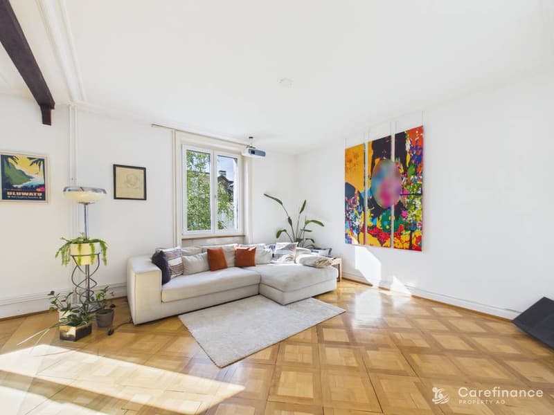 Altbau-Charme und Wohnqualität im ruhigen und familienfreundlichen Iselin-Quartier (2)