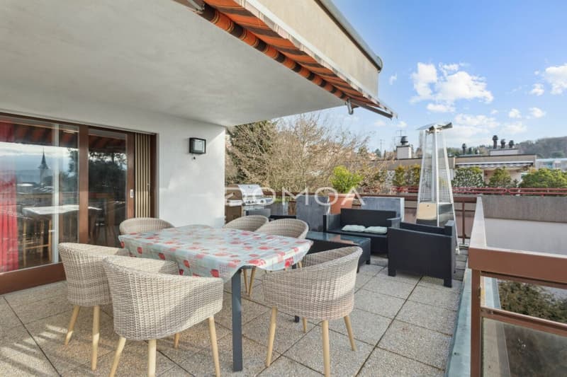 Attique d'exception avec terrasse panoramique au coeur du Grand Fribourg (1)
