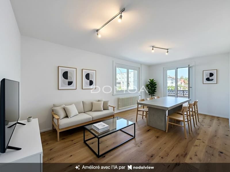 Superbe appartement de 3,5 pièces entièrement rénové (3)