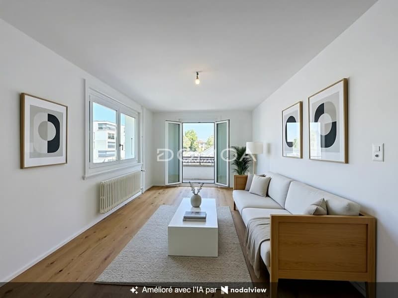 Superbe appartement de 3,5 pièces entièrement rénové (2)