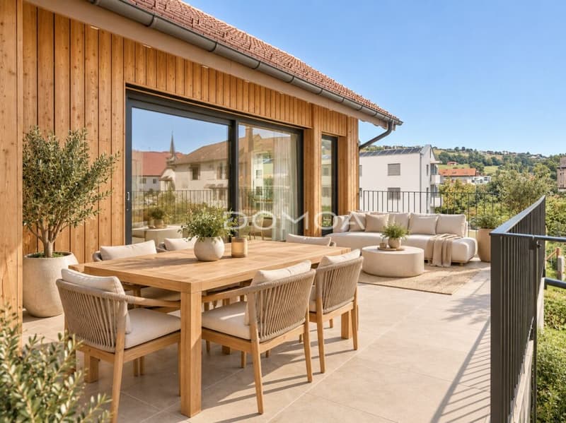 Exceptionnel triplex de 6,5 pièces au coeur d'une ferme rénovée (12)