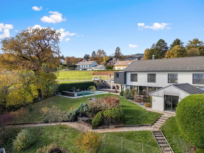 Villa familiale contemporaine avec vue sur le Léman (13)