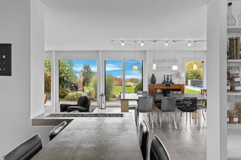 Villa familiale contemporaine avec vue sur le Léman (4)
