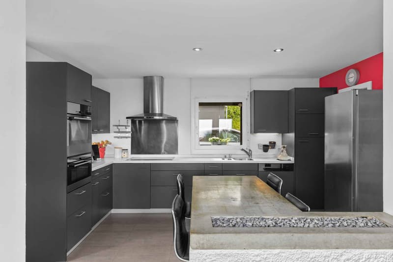 Villa familiale contemporaine avec vue sur le Léman (5)