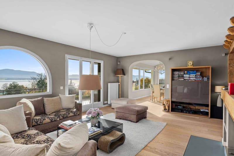 Villa individuelle avec vue panoramique sur le lac et les Alpes (6)