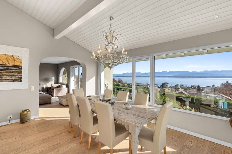 Villa individuelle avec vue panoramique sur le lac et les Alpes (8)
