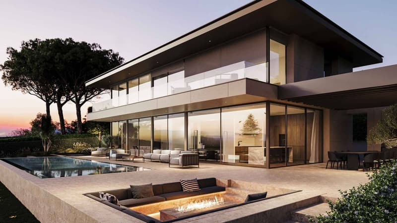 Villa d'exception au bord du lac - piscine miroir & espaces bien-être (1)