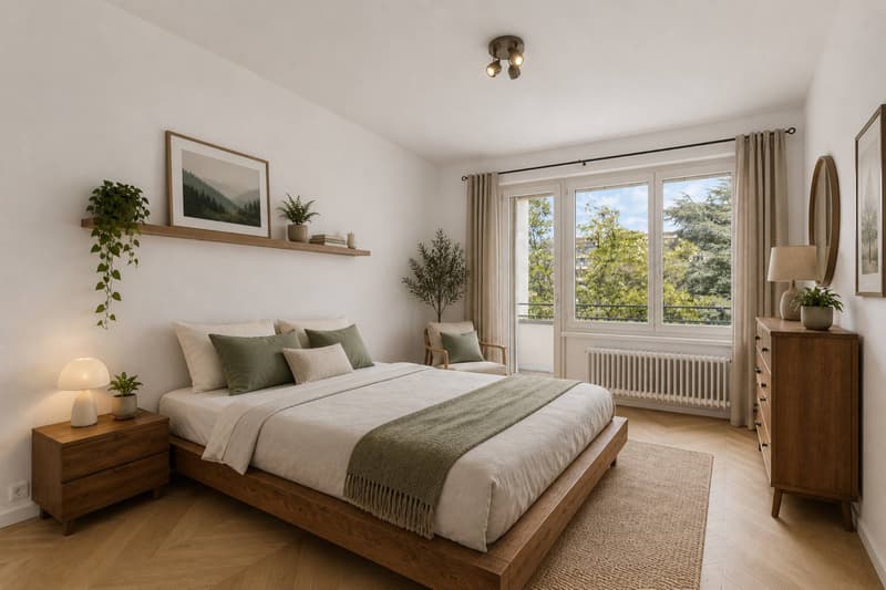 Appartement rénové dans une résidence de standing (9)