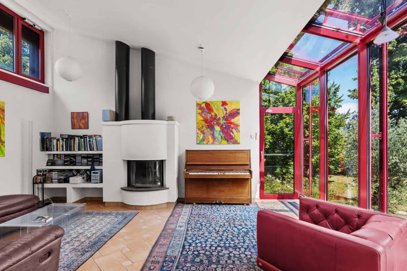 Maison d'architecte avec vue lac imprenable (6)