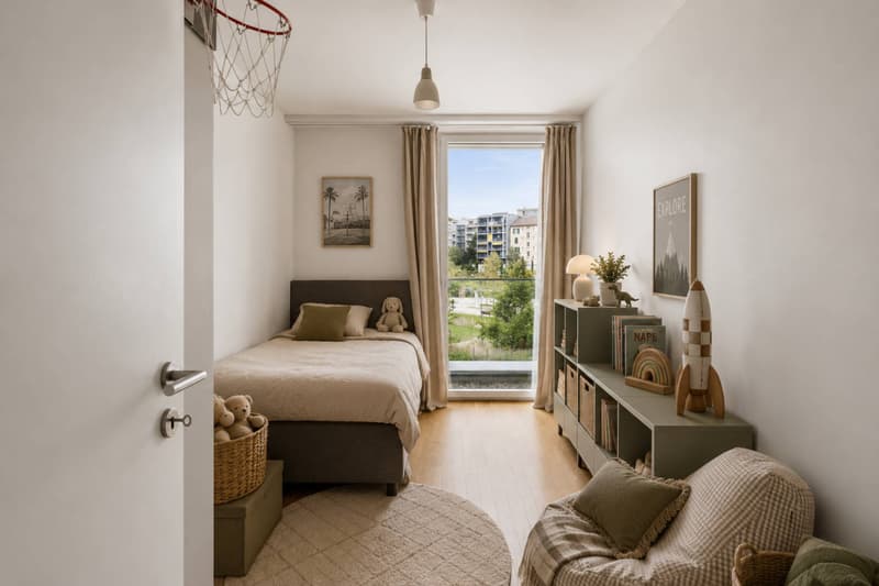 Lumineux 4.5 pièces avec grande loggia au centre de Nyon (7)