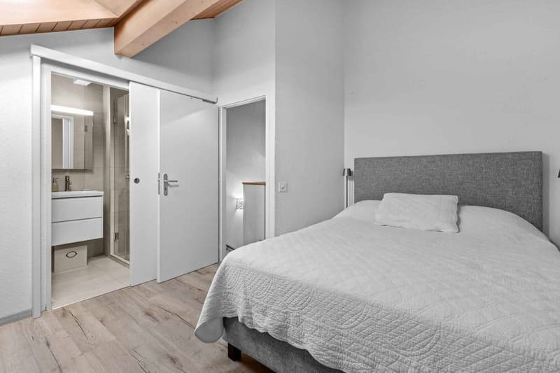 Duplex rénové face aux champs à Chancy (7)