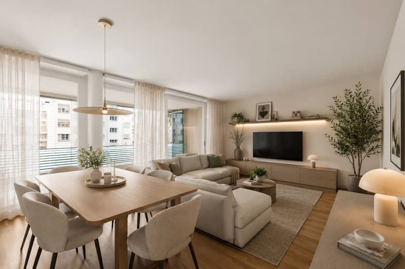 Lumineux 4.5 pièces avec grande loggia au centre de Nyon (1)
