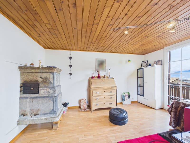 Charmantes Chalet mit Bauland und grosser Sommer-Loggia in Ergisch (4)