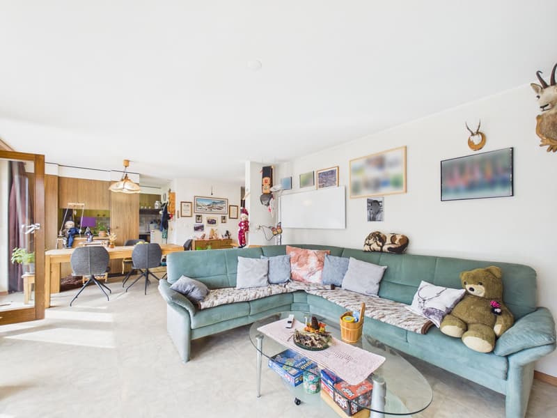 Charmante 4.5-Zimmer-Wohnung mit Bergblick in Steg-Hohtenn (3)