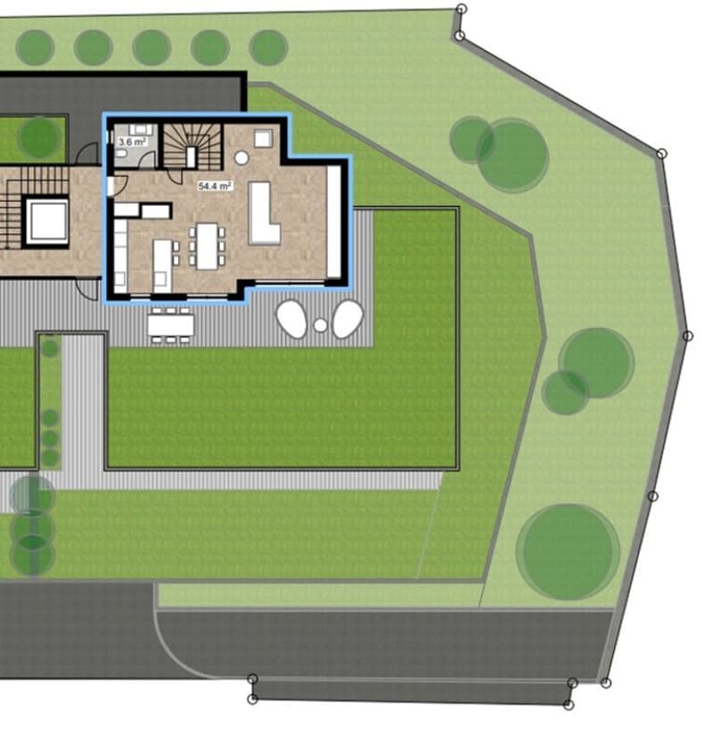Maison unifamiliale moderne de 4 ½ pièces avec jardin (4)