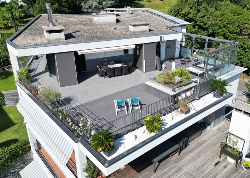 Appartement attique de luxe 4 ½-pièces avec terrasse de 200 m2 et vue spectaculaire (3)