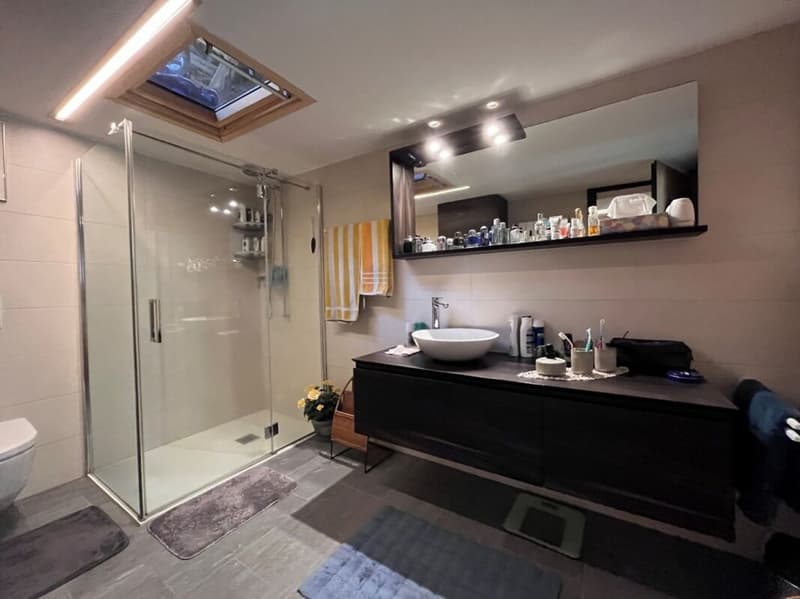 Renovated 3 ½ room apartment, in the historic core, with building land, with pergola (3)