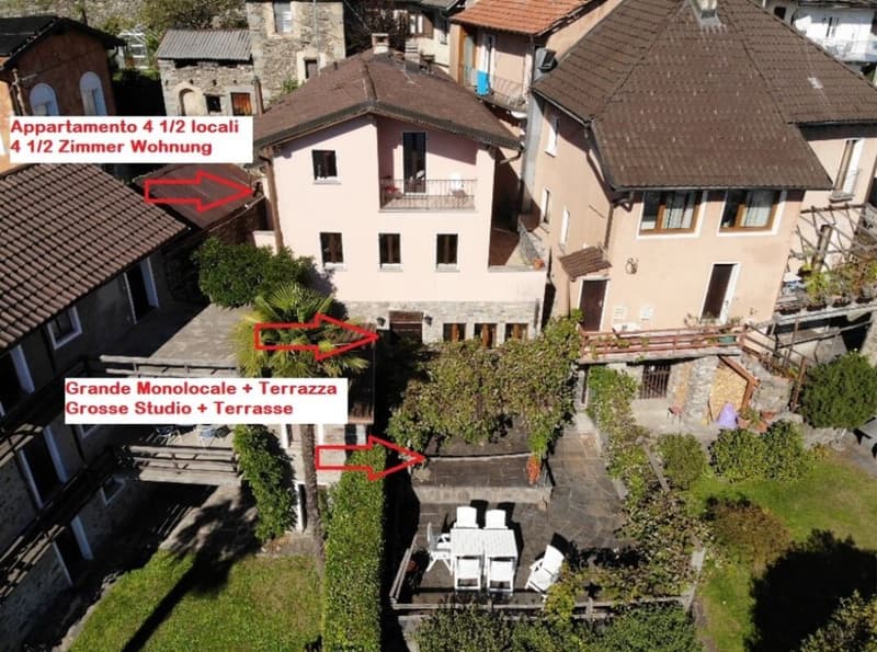 DEUXIÈME RÉSIDENCE - Maison multifamiliale avec studio, appartement 4 1/2 pièces, étable et cottage 2 pièces (4)