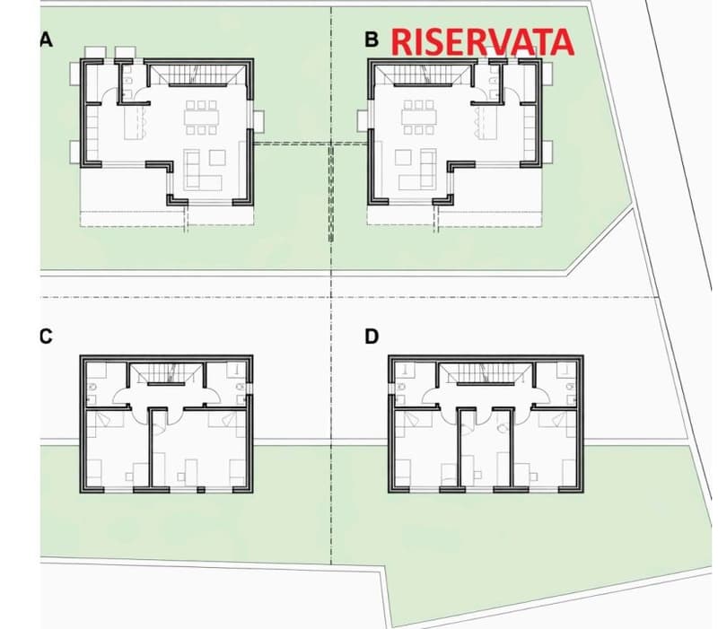 4 Case unifamiliari moderne con giardino e vista aperta (5)