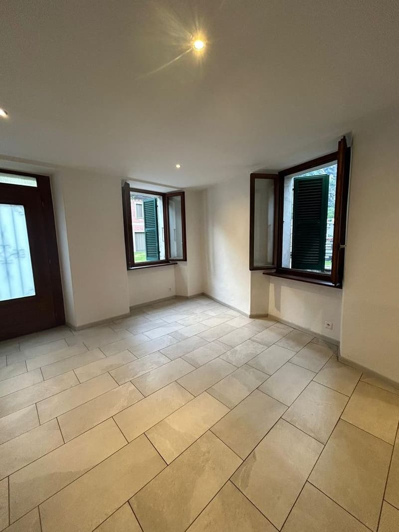 Maison multifamiliale rénovée avec 3 appartements au centre de Cevio (17)