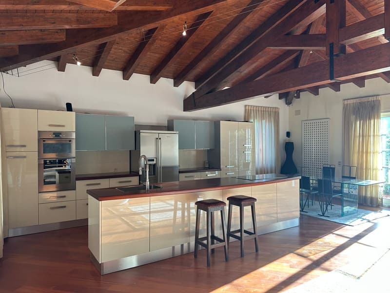 Villa avec piscine panoramique, sauna et vue spectaculaire au-dessus de Locarno (12)