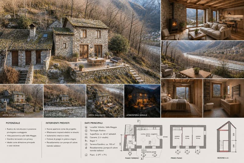 Rustico Ticinese con Vista sulla Valle Maggia – Un Rifugio Autentico da Trasformare nel Tuo Sogno (2)