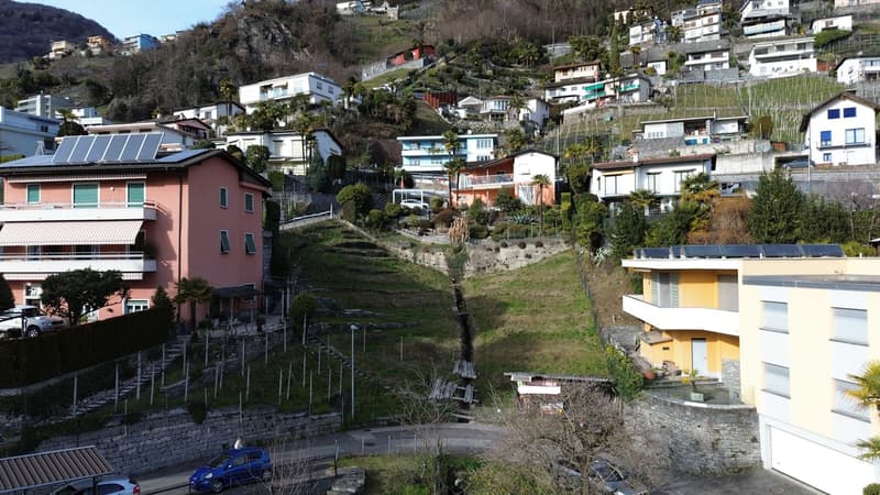 Terreno edificabile con progetto approvato e vista lago a Gordola (7)