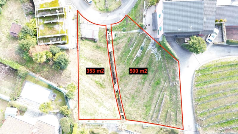 Terreno edificabile con progetto approvato e vista lago a Gordola (5)