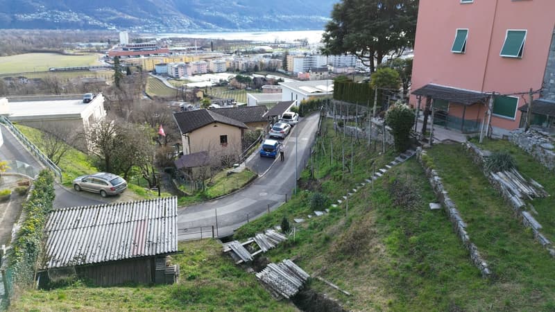 Terreno edificabile con progetto approvato e vista lago a Gordola (4)