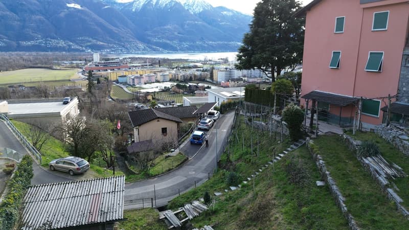 Terreno edificabile con progetto approvato e vista lago a Gordola (10)