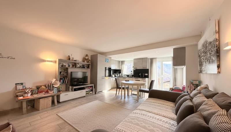Renoviertes Reihenhaus mit 3,5 Zimmern, Kamin, Balkon und privater Terrasse (2)