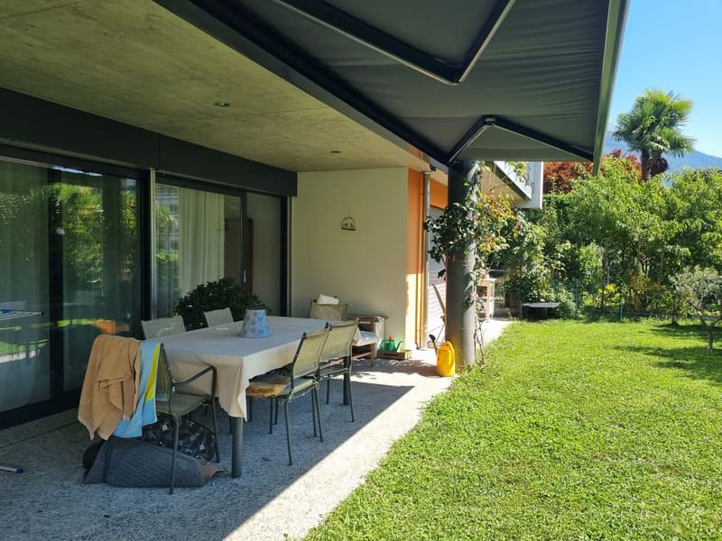 4.5-Zimmer-Gartenwohnung in ruhiger Privatstrasse – Zentrale Lage in Minusio – Zweitwohnsitz (2)