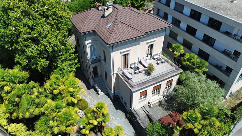 Charmante Dachwohnung mit Terrasse in einer historischen Villa (1)