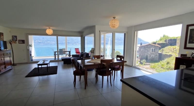 3 ½-Zimmer-Wohnung mit Terrasse und  PanoramaSicht auf den Lago Maggiore (3)
