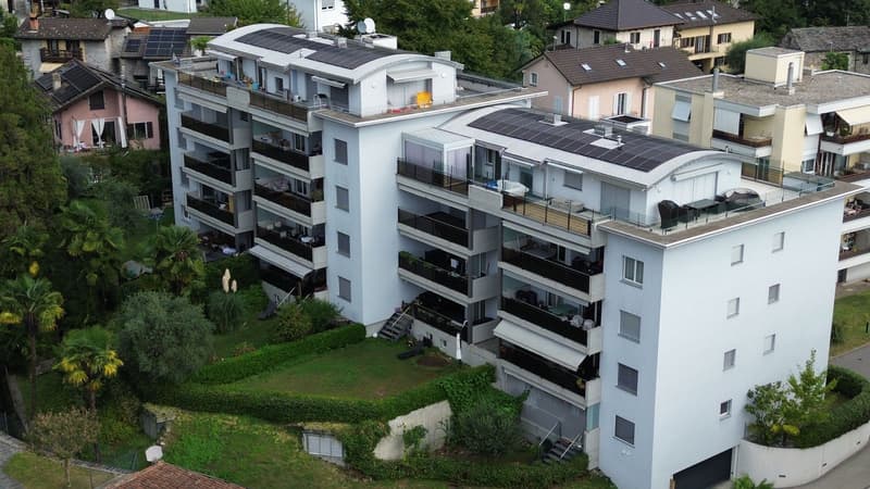 Minusio – Wohnung mit 2 Gärten und 2 Terrassen, nur wenige Schritte von der Schule entfernt (5)