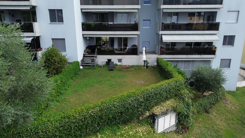Minusio – Wohnung mit 2 Gärten und 2 Terrassen, nur wenige Schritte von der Schule entfernt (2)