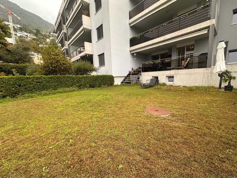Minusio – Wohnung mit 2 Gärten und 2 Terrassen, nur wenige Schritte von der Schule entfernt (6)