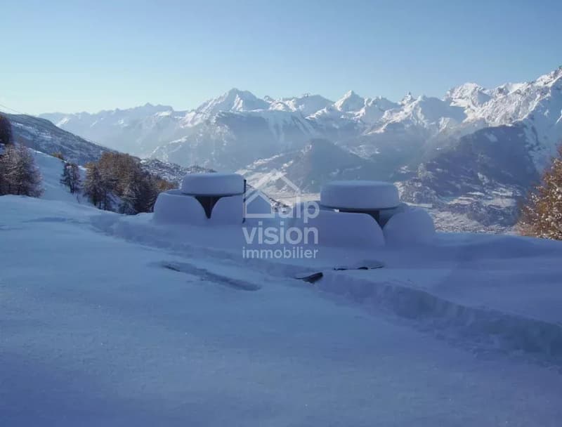 4.5 PIÈCES MEUBLÉ SKI IN SKI OUT TERRASSE JARDIN (11)