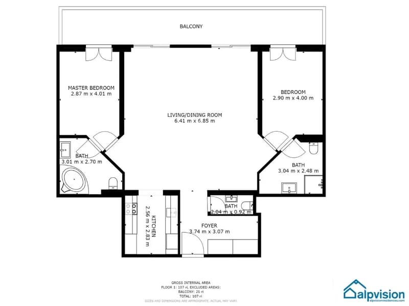 APPARTEMENT 3.5 PIÈCES DE PRESTIGE SKI IN / SKI OUT (12)