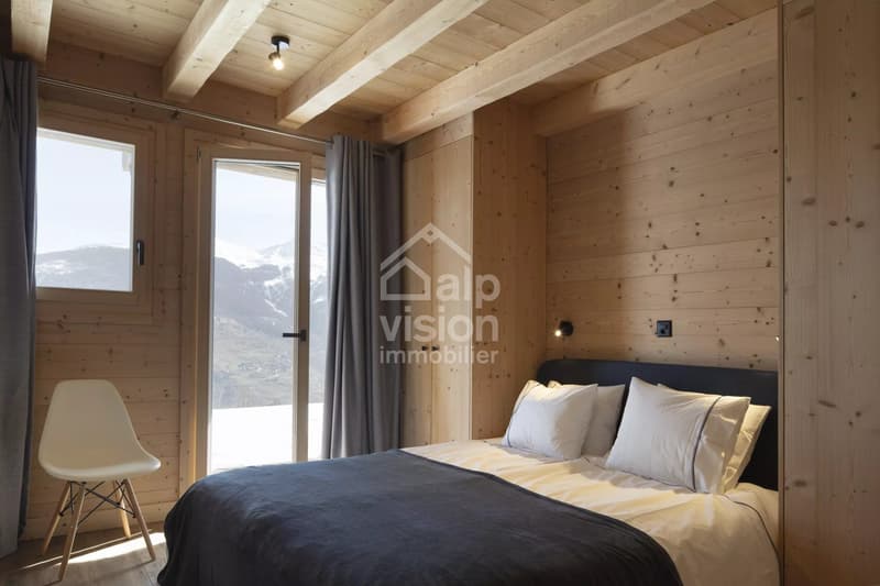 CHALET 3,5 PIÈCES VUE PANORAMIQUE ET NATURE AU COEUR DES 4 VALLÉES (11)