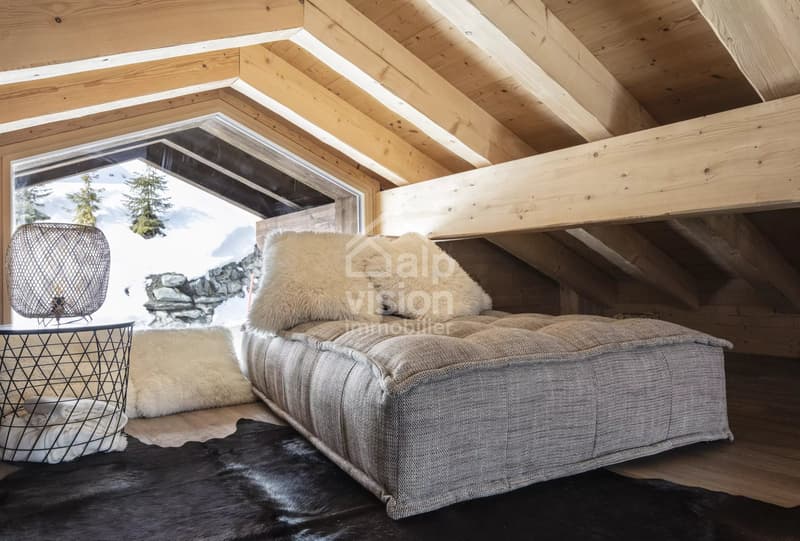 CHALET 3,5 PIÈCES VUE PANORAMIQUE ET NATURE AU COEUR DES 4 VALLÉES (10)