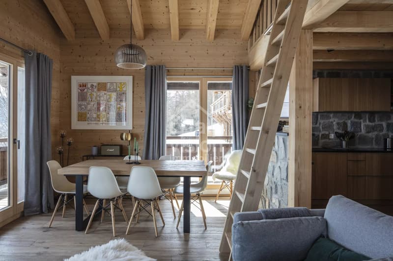 CHALET 3,5 PIÈCES VUE PANORAMIQUE ET NATURE AU COEUR DES 4 VALLÉES (5)