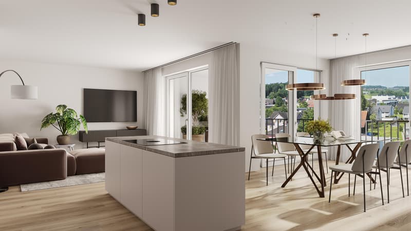 2.5 Zimmerwohnung mit Loggia (2)